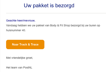 PostNL waarschuwt voor malafide over bezorgd pakket Security.NL