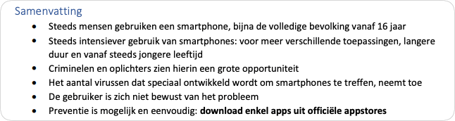 België start een campagne om alleen apps te downloaden van officiële app stores