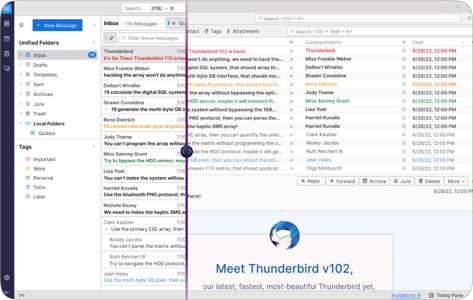Mozilla releases completely revamped Thunderbird ‘Supernova’